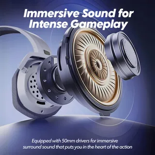 NUBWO G06 Draadloze Gaming Headset Microfoon PS5 PS4 PC Mobiel — miniatuur 5