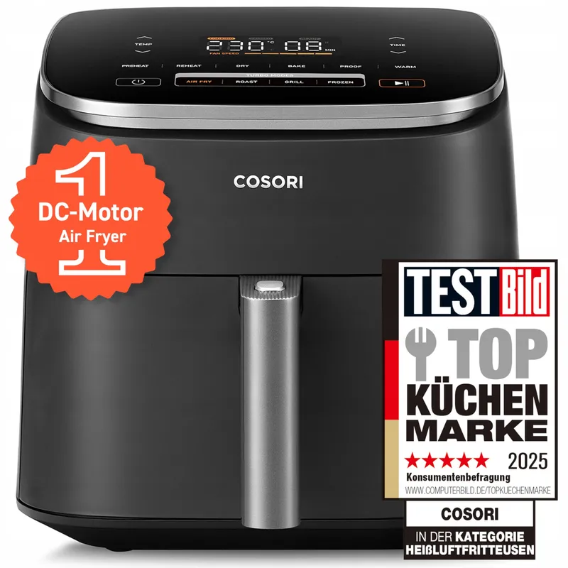 COSORI Airfryer 9-in-1 XXL 6L Stil Energiezuinig — foto 1
