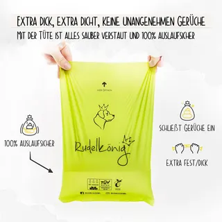 RUDELKÖNIG Hondenpoepzakjes Dispenser 270 Stuks — miniatuur 3