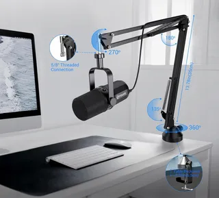 FDUCE SL40+ USB XLR Microfoon Podcast Gaming Streaming — miniatuur 11