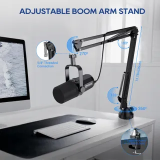 FDUCE SL40+ USB XLR Microfoon Podcast Gaming Streaming — miniatuur 8