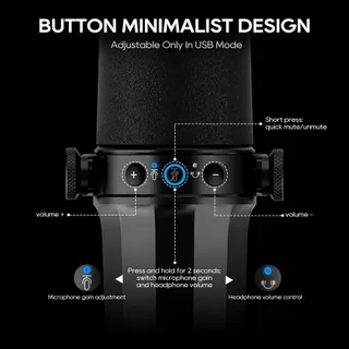 FDUCE SL40+ USB XLR Microfoon Podcast Gaming Streaming — miniatuur 5