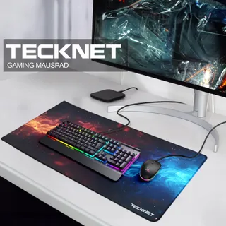 TECKNET Muismat XXL 900x400mm Zwart Waterdicht — miniatuur 2