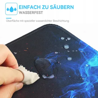 TECKNET Muismat XXL 900x400mm Zwart Waterdicht — miniatuur 6