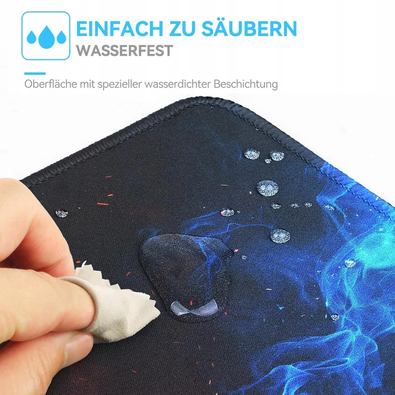TECKNET Muismat XXL 900x400mm Zwart Waterdicht — foto 6