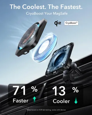 ESR MagSafe Autolader 15W Qi2 met CryoBoost Koeling iPhone — miniatuur 2