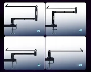 SOCODOX Microfoonarm voor Blue Yeti 4 Montageopties Adapter — miniatuur 9
