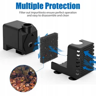 AISITIN Solar Tuinfontein 20W DIY Verstelbare Standaard — miniatuur 7
