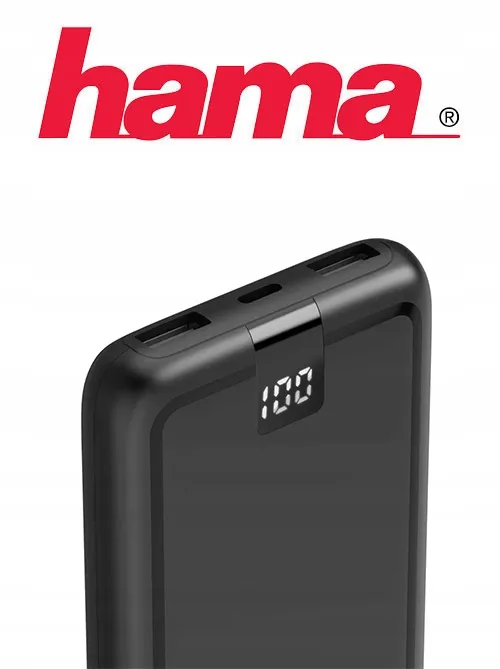 HAMA Powerbank Performance 10000mAh USB-C USB-A Telefoon Tablet — foto 11