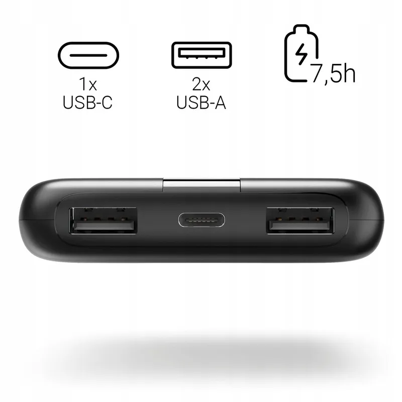 HAMA Powerbank Performance 10000mAh USB-C USB-A Telefoon Tablet — foto 7
