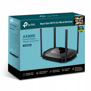 TP-LINK Access Point Wi-Fi 6 AX3000 Dual Band PoE WPA3 Gigabit — miniatuur 4