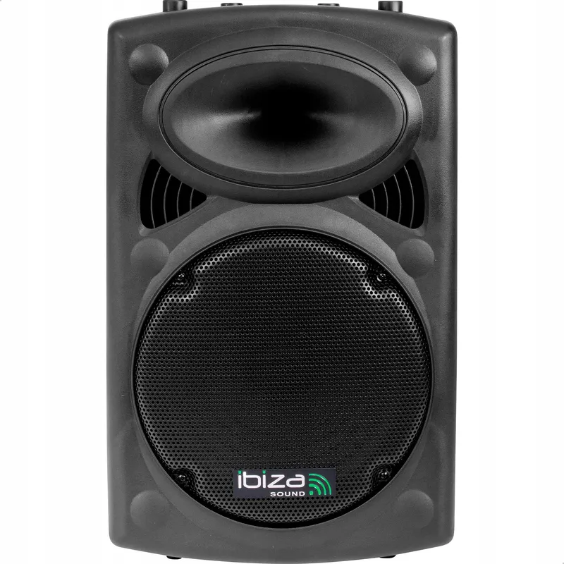 IBIZA Draagbare Speaker 12" 700W Bluetooth USB SD 2 Microfoons Tas — foto 4