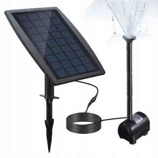 DECDEAL Zonnewaterpomp Vijver Met Zonnepaneel — miniatuur 1