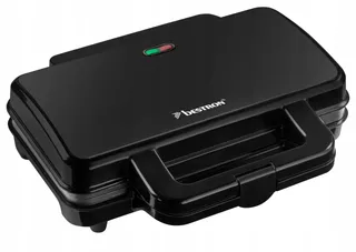 BESTRON XL Tosti-ijzer 900W Antiaanbak Auto Temperatuurregeling — miniatuur 2