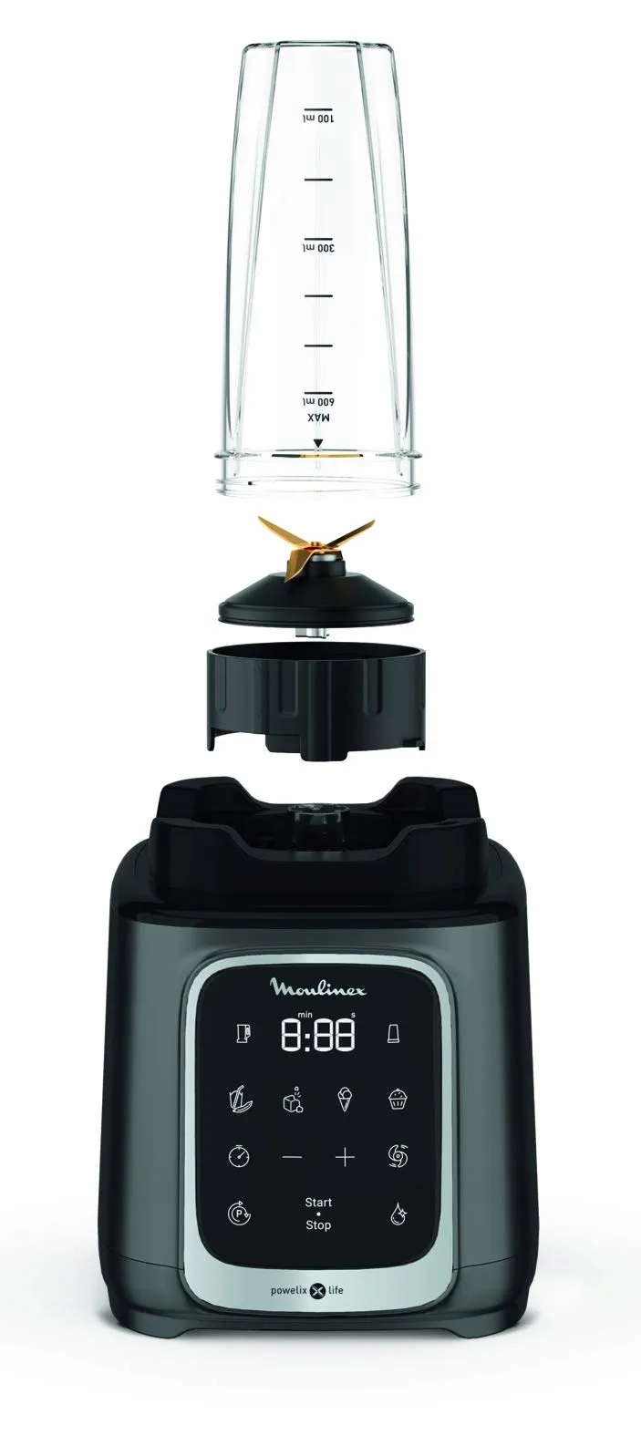 MOULINEX InfinyMix Blender 1600W 5 Programma's Tritan 1,75L BPA-vrij — foto 4