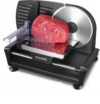 FOHERE 200W Elektrische Snijmachine Brood Vlees Fruit — miniatuur 11
