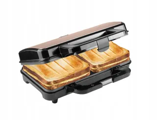 BESTRON XL Sandwichmaker 2 Sandwiches Automatische Temperatuurregeling — miniatuur 8