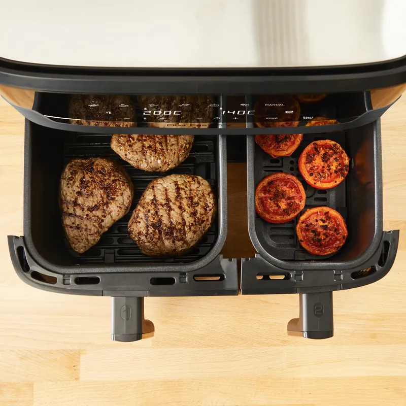 TEFAL Dual Easy Fry Airfryer 5,2L+3,1L Twee Kamers 7 Programma's — foto 15