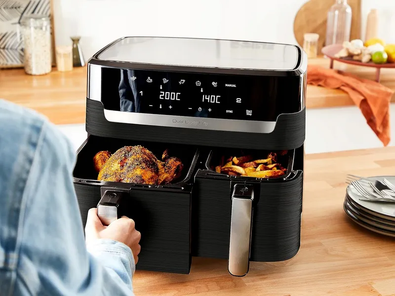 TEFAL Dual Easy Fry Airfryer 5,2L+3,1L Twee Kamers 7 Programma's — foto 12