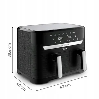 TEFAL Dual Easy Fry Airfryer 5,2L+3,1L Twee Kamers 7 Programma's — miniatuur 9