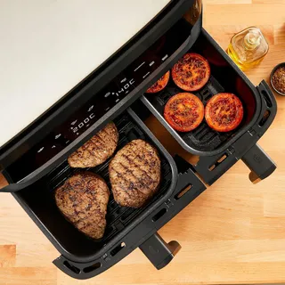 TEFAL Dual Easy Fry Airfryer 5,2L+3,1L Twee Kamers 7 Programma's — miniatuur 13