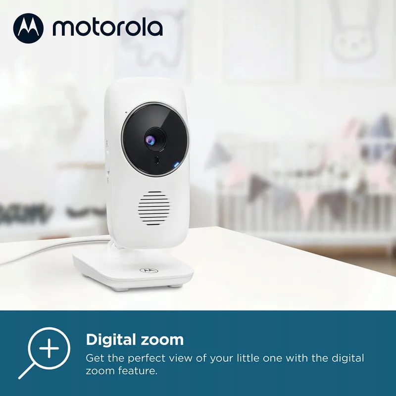 MOTOROLA Nursery VM483 Babyfoon Camera Infrarood Zoom Terugspreken — foto 5
