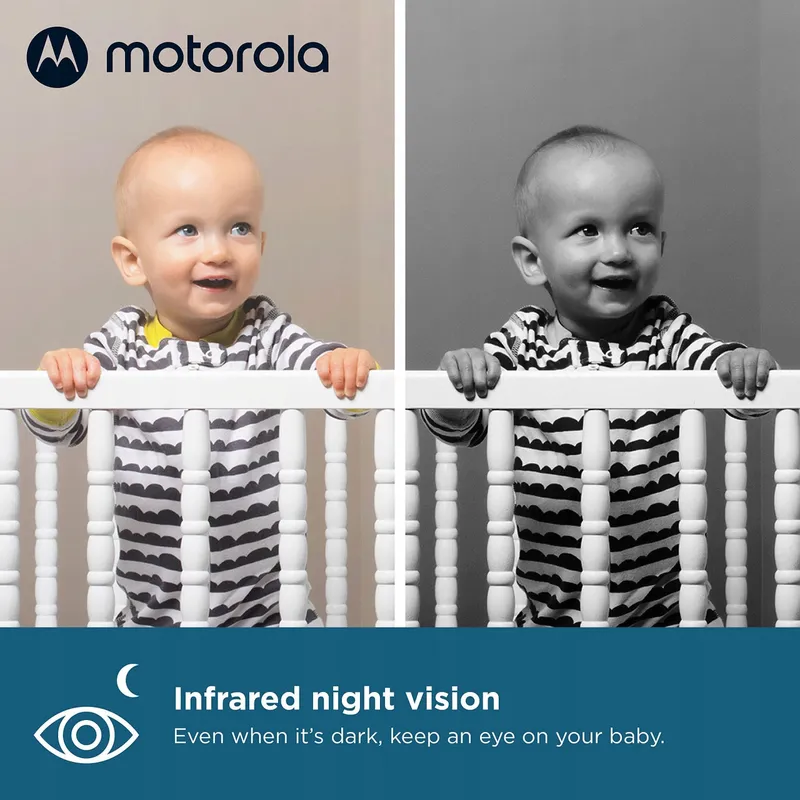 MOTOROLA Nursery VM483 Babyfoon Camera Infrarood Zoom Terugspreken — foto 6