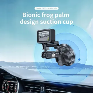 TELESIN Zuignap Automount GoPro DJI Insta360 Voorruit Dashboard — miniatuur 3