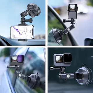 TELESIN Zuignap Automount GoPro DJI Insta360 Voorruit Dashboard — miniatuur 6