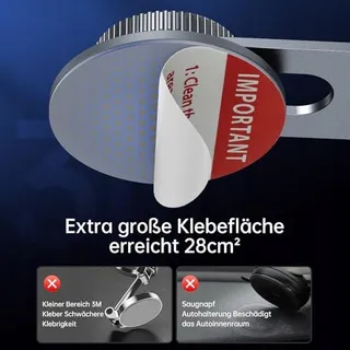 SYNCWIRE MagSafe Autohouder Universeel Tesla Kevlar Zilver — miniatuur 3