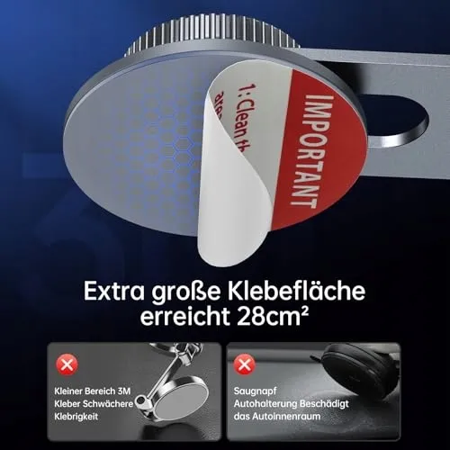 SYNCWIRE MagSafe Autohouder Universeel Tesla Kevlar Zilver — foto 3