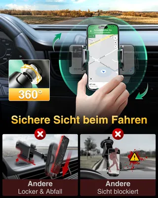 VANMASS Autohouder 2025 Groen Voor iPhone 16 Pro — miniatuur 4