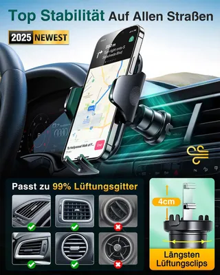 VANMASS Autohouder 2025 Groen Voor iPhone 16 Pro — miniatuur 6
