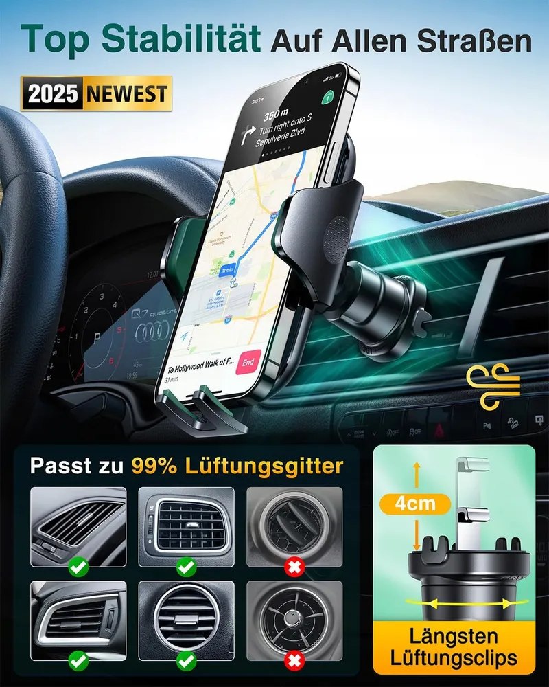 VANMASS Autohouder 2025 Groen Voor iPhone 16 Pro — foto 6
