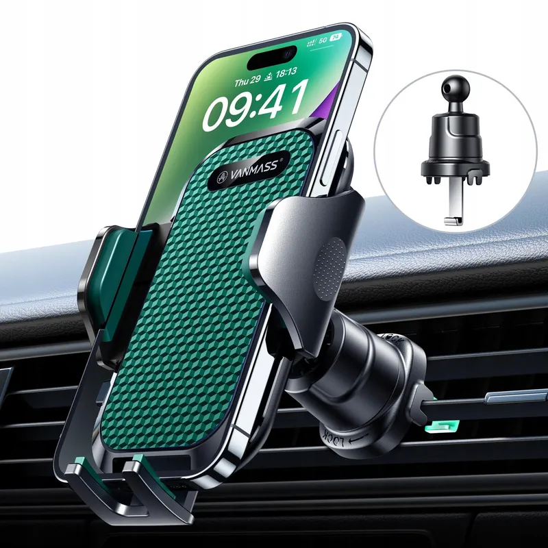 VANMASS Autohouder 2025 Groen Voor iPhone 16 Pro — foto 1