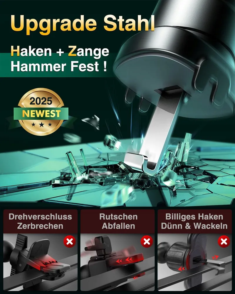 VANMASS Autohouder 2025 Groen Voor iPhone 16 Pro — foto 3
