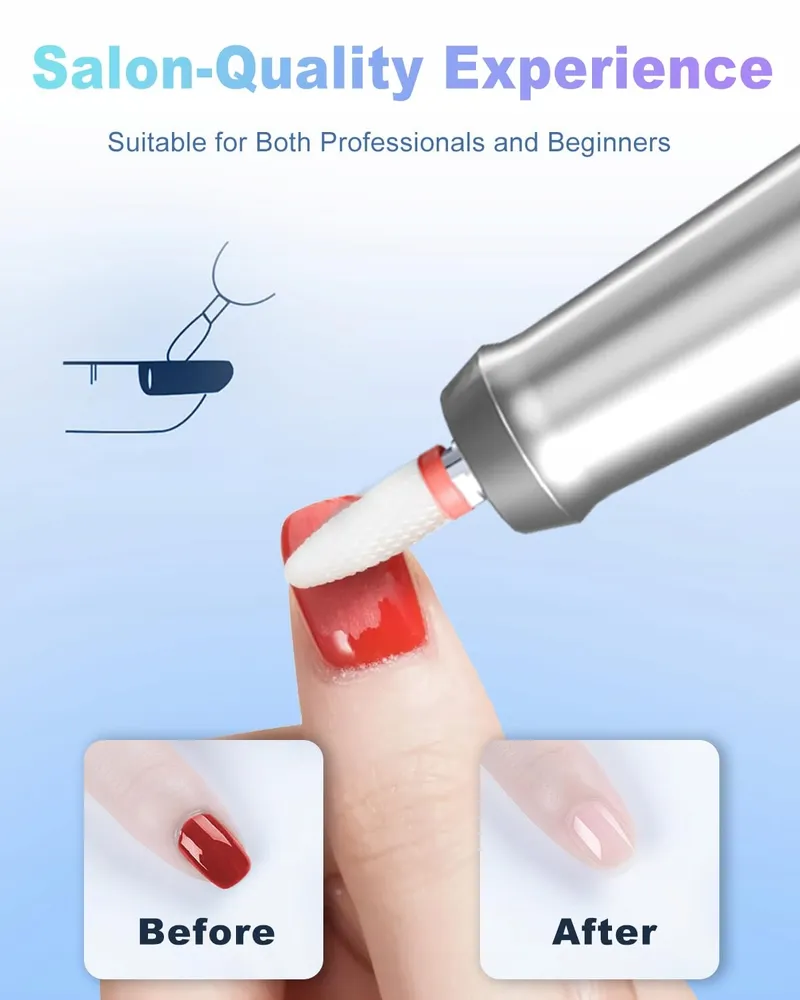 ENGERWALL Professionele Nagelfrees 40000 U/min Accu — foto 7