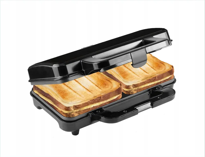 BESTRON XL Sandwichmaker 2 Sandwiches Automatische Temperatuurregeling — foto 1