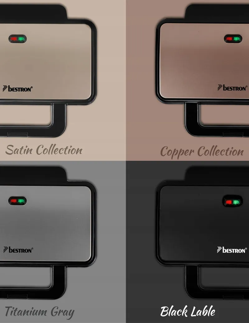 BESTRON XL Sandwichmaker 2 Sandwiches Automatische Temperatuurregeling — foto 6