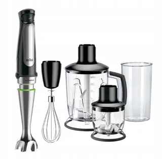 BRAUN MultiQuick 7 MQ7045X Staafmixer 1000W Accessoireset RVS