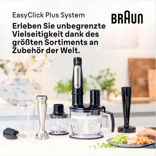 BRAUN MultiQuick 7 MQ7045X Staafmixer 1000W Accessoireset RVS — miniatuur 5