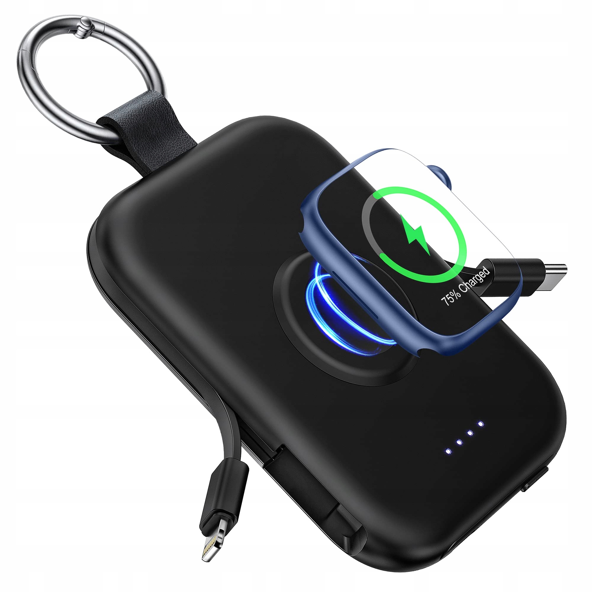 RORRY Powerbank 5000mAh met Kabels iPhone Apple Watch
