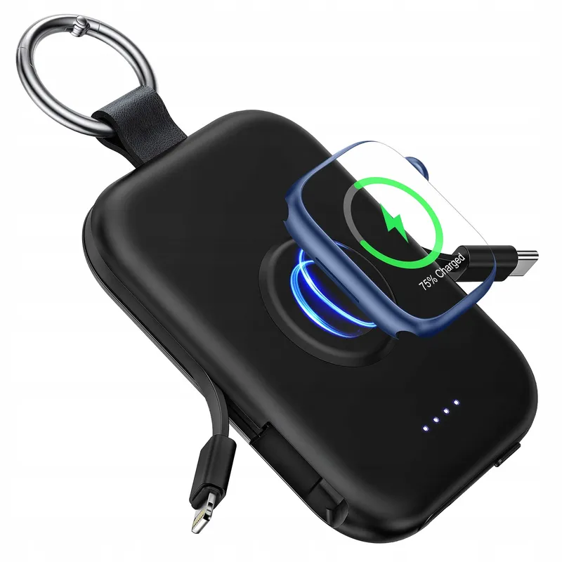 RORRY Powerbank 5000mAh met Kabels iPhone Apple Watch — foto 1