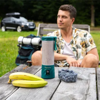 BLENDYGO 3 Mini Draagbare Smoothieblender USB-C 550ml BPA-Vrij Roze — miniatuur 5