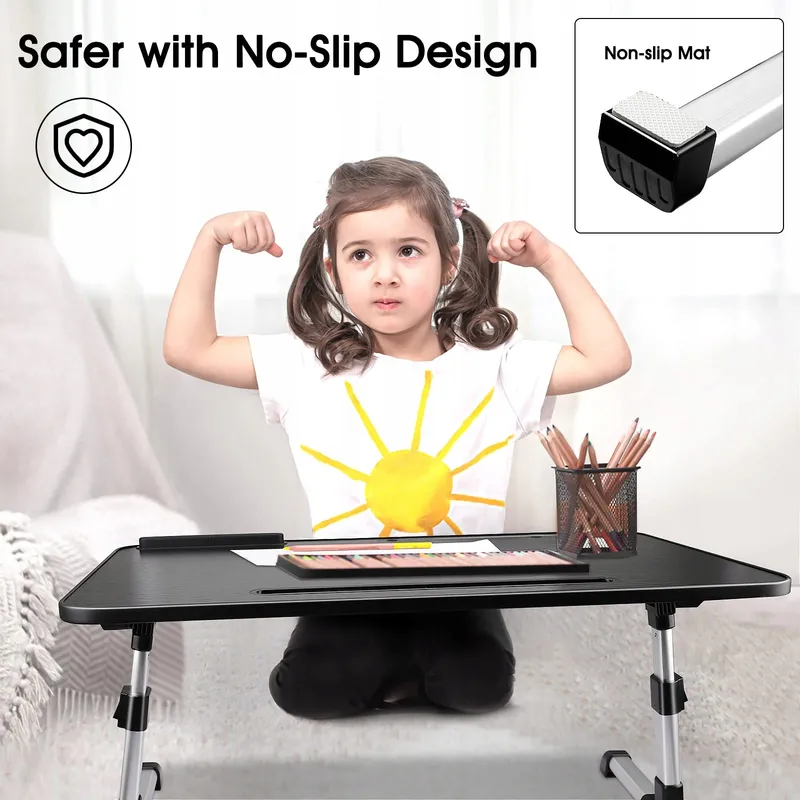 AIROPEN Laptoptafel Voor Bed Verstelbaar Koelventilator Lade — foto 5