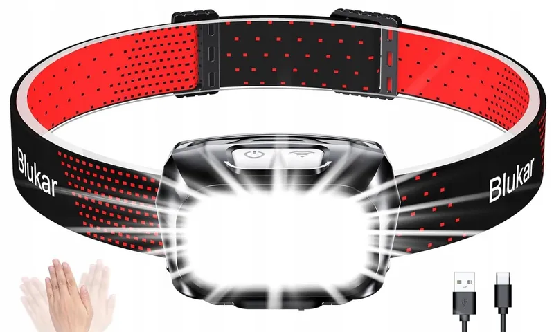 Blukar LED Hoofdlamp Oplaadbaar 2000L Waterdicht Jogging — foto 11