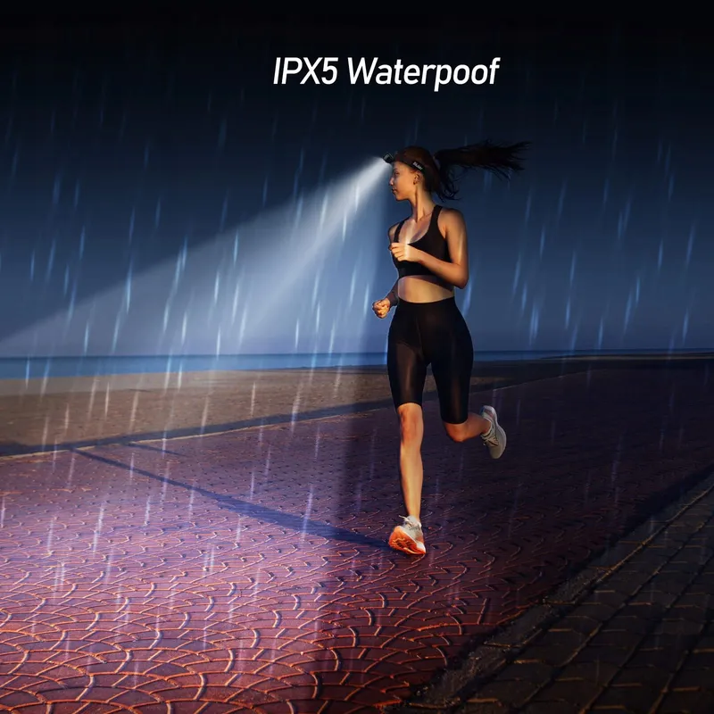 Blukar LED Hoofdlamp Oplaadbaar 2000L Waterdicht Jogging — foto 8