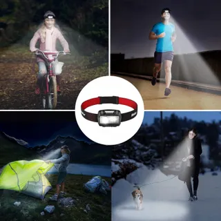 Blukar LED Hoofdlamp Oplaadbaar 2000L Waterdicht Jogging — miniatuur 9