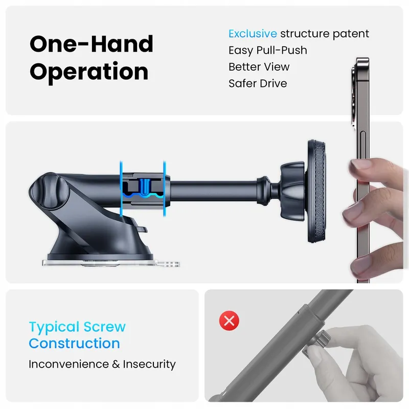 APPS2CAR Magnetische Universele Autohouder voor Telefoon — foto 6
