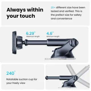 APPS2CAR Magnetische Universele Autohouder voor Telefoon — miniatuur 4
